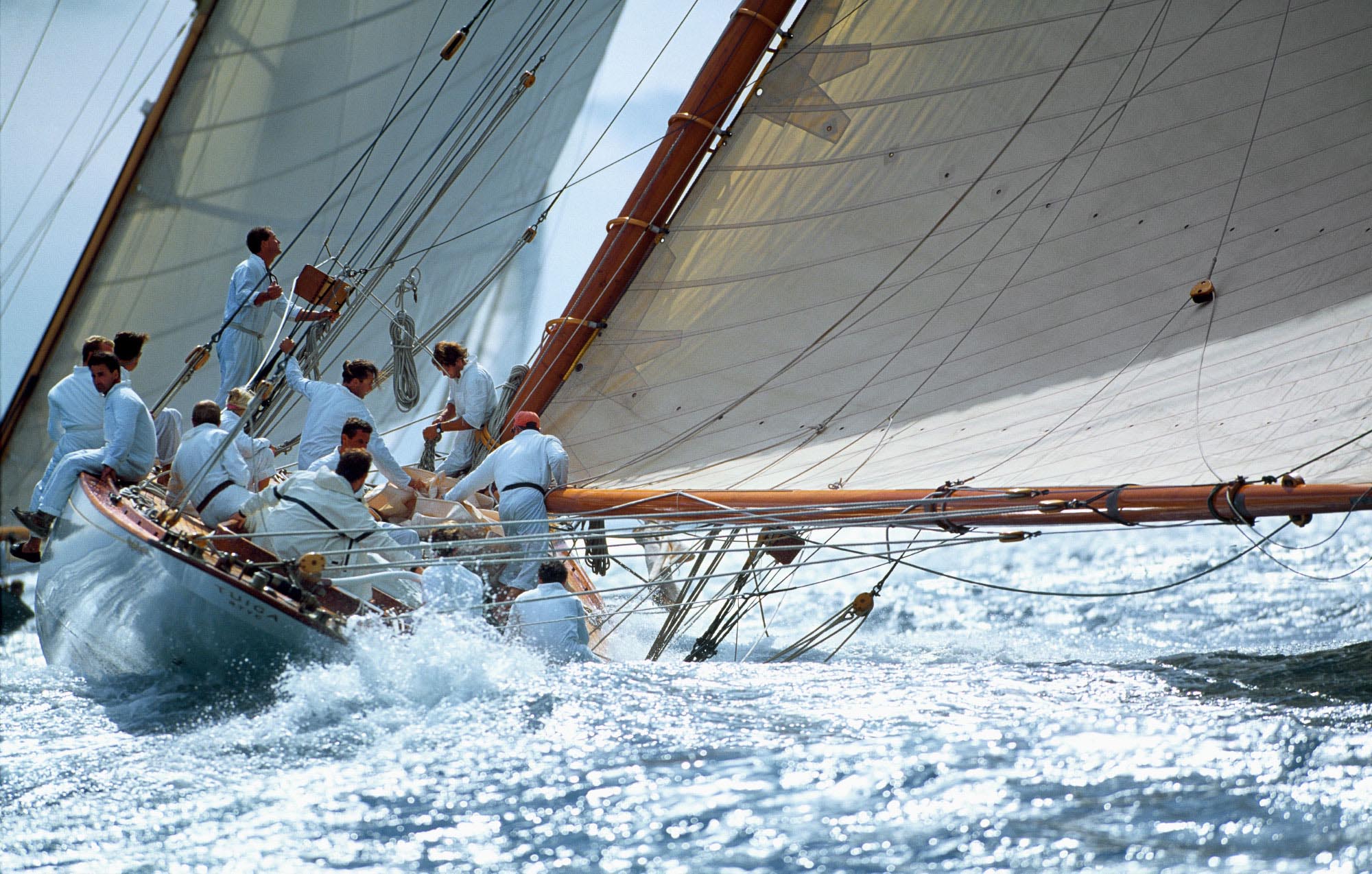 Yacht d'epoca AIVE in regata